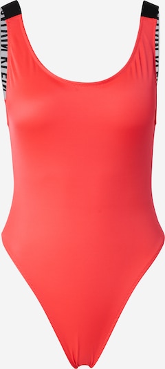 Calvin Klein Swimwear Fato de banho em cinzento / vermelho / preto, Vista do produto