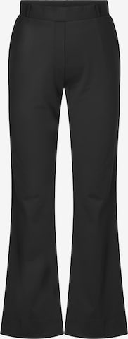 BASE LEVEL Flared Hose in Schwarz: Vorderseite