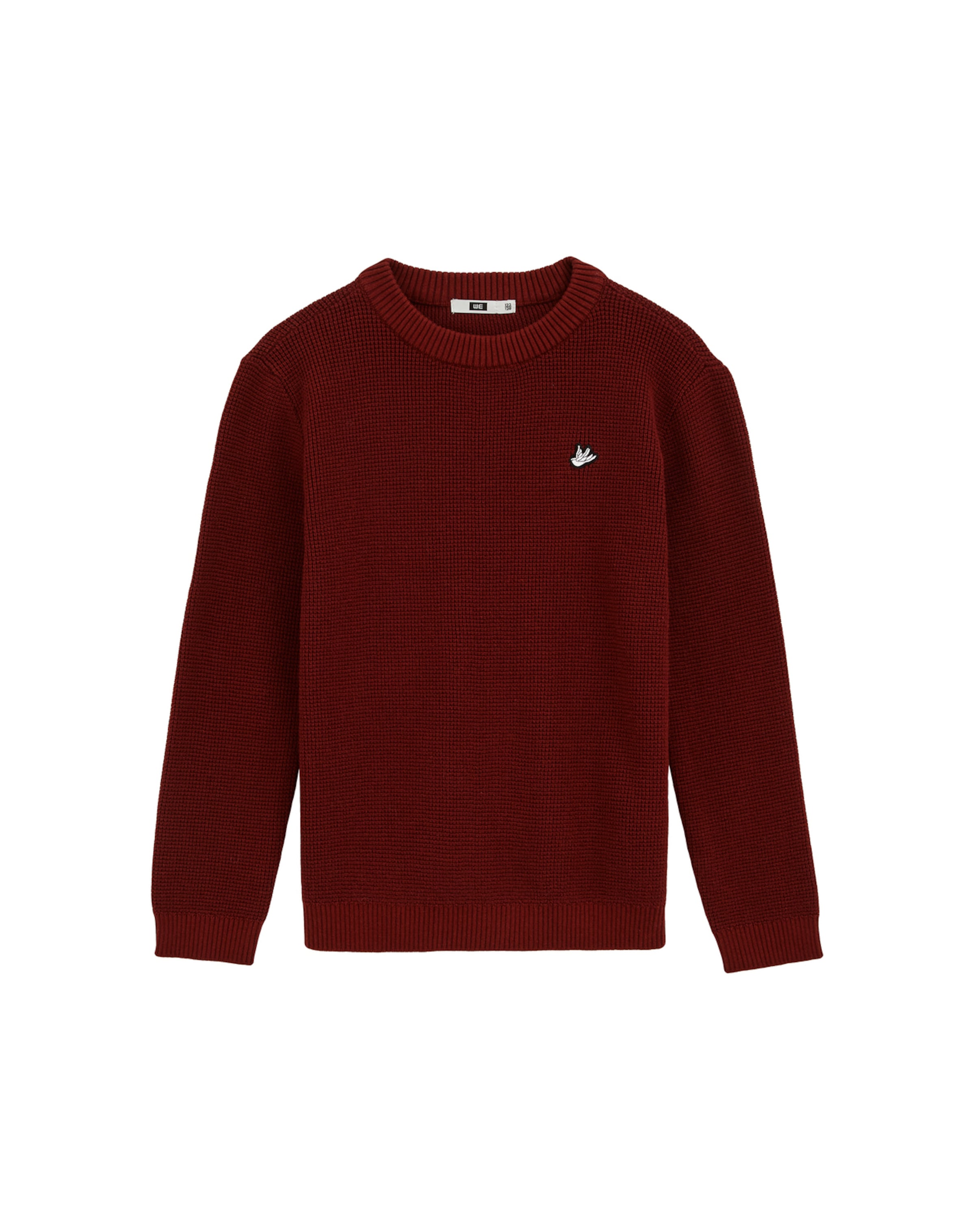 Pull-over WE Fashion en rouge : devant