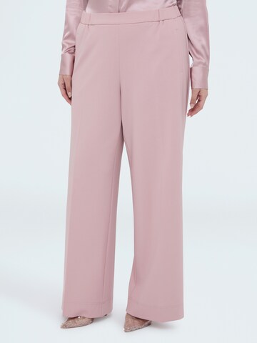 Fiorella Rubino - Pierna ancha Pantalón en rosa