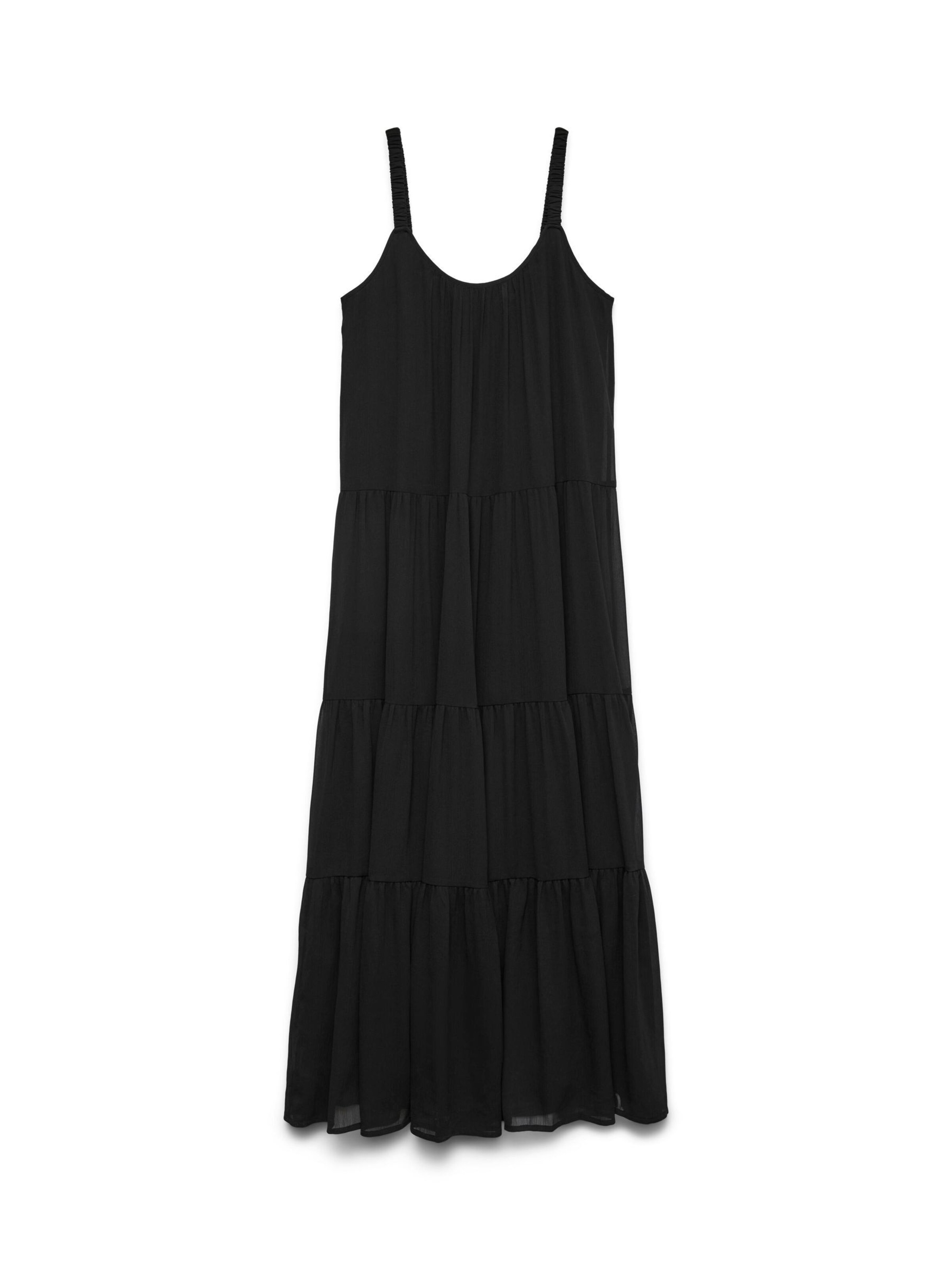 Vero Moda Curve Kjole 'VMCSmilla' i sort: forside