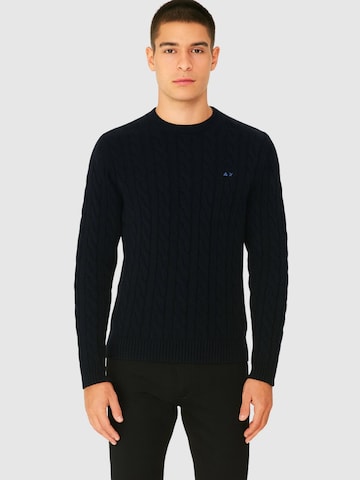 SUN68 Trui 'K45138' in Blauw