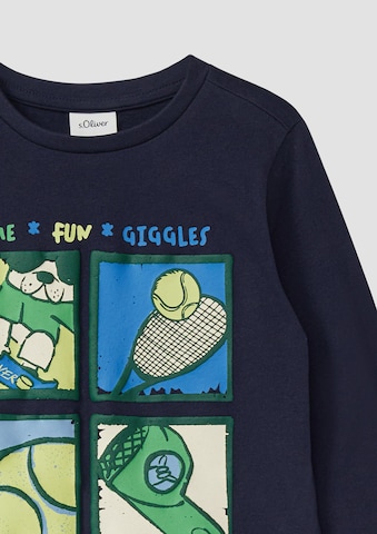 T-Shirt s.Oliver en bleu