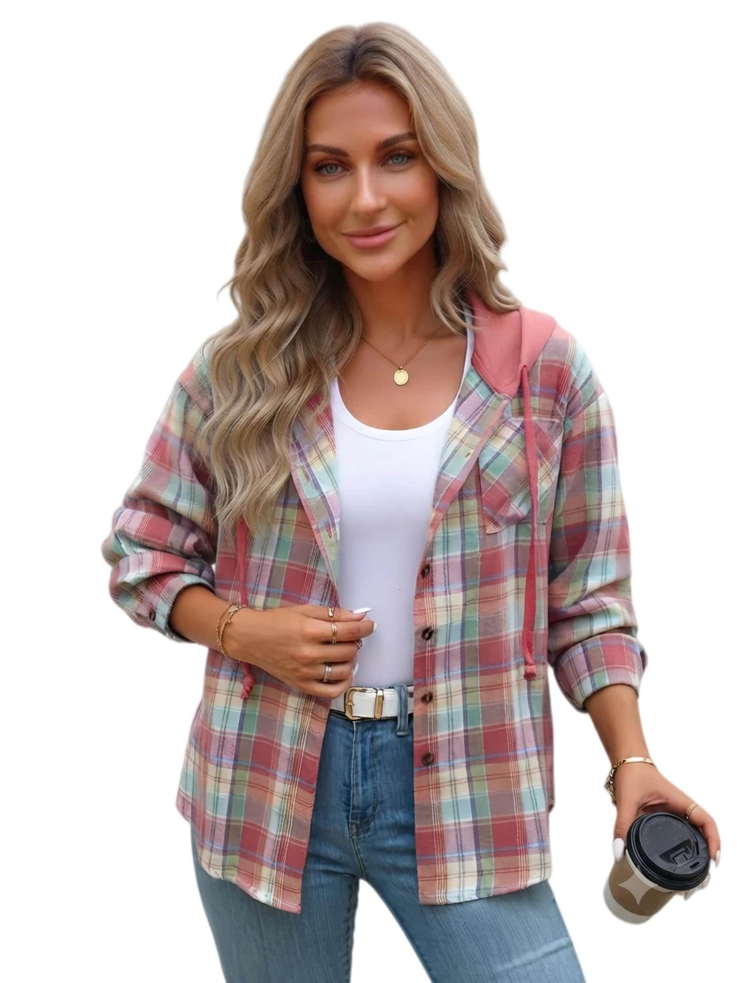 Yesfashion Bluzka w kolorze czerwony