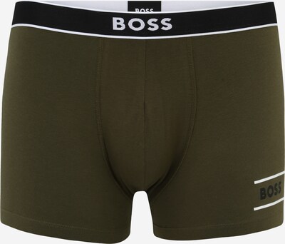 BOSS Black Boksershorts i oliven / svart / hvit, Produktvisning