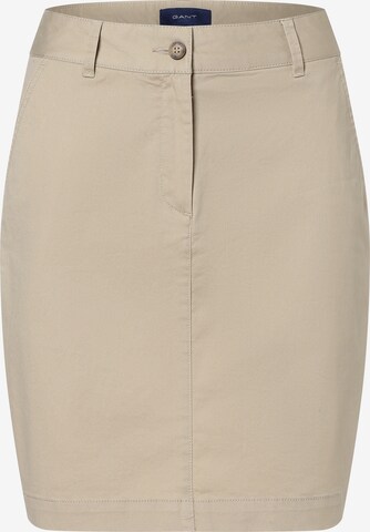 GANT Rok in Beige: voorkant