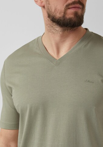 s.Oliver T-Shirt in Grün