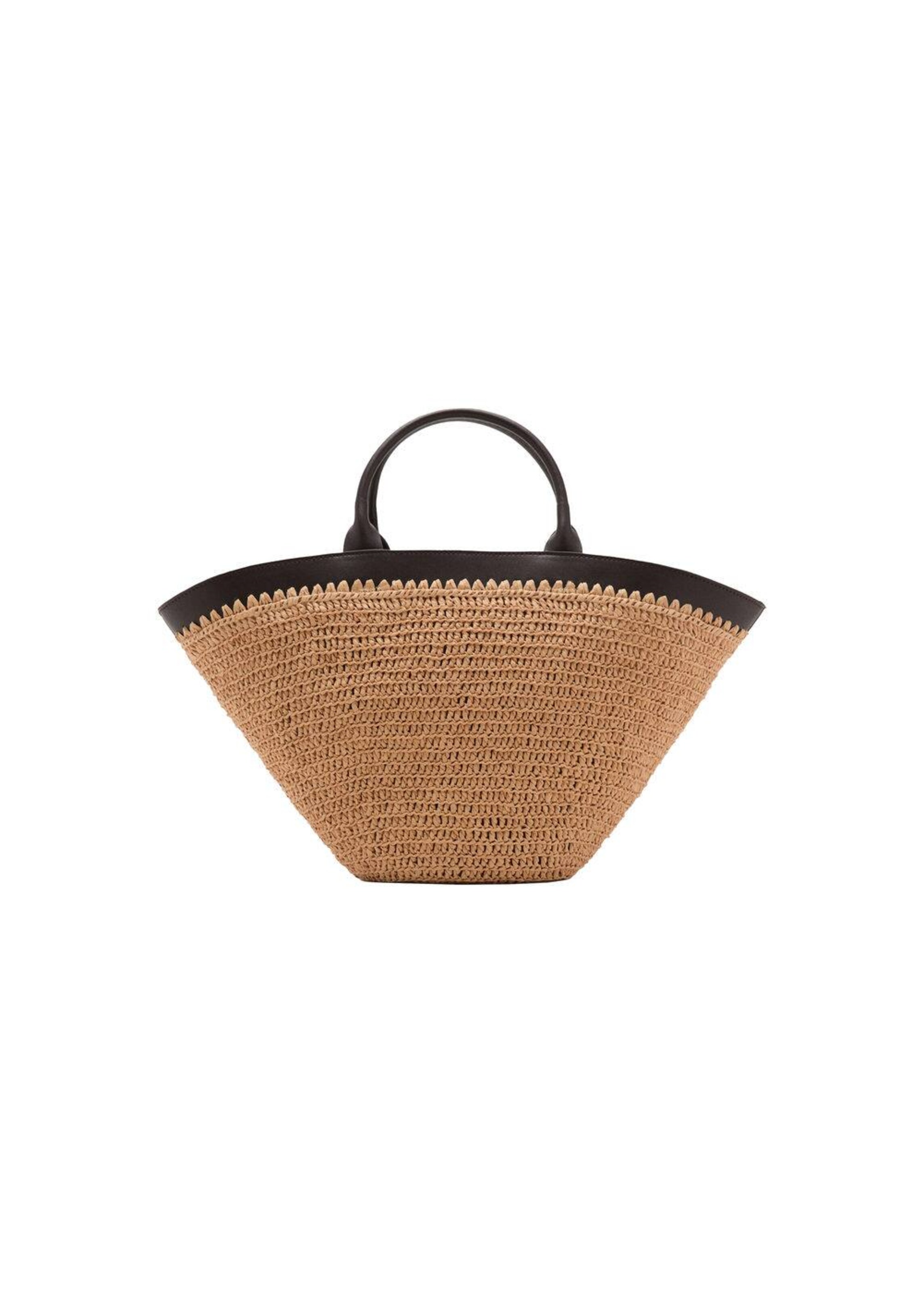 MANGO Handbag 'G-Nido' in Brown: front