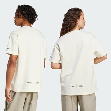 ADIDAS TERREX Functioneel shirt 'National Geographic' in Beige
