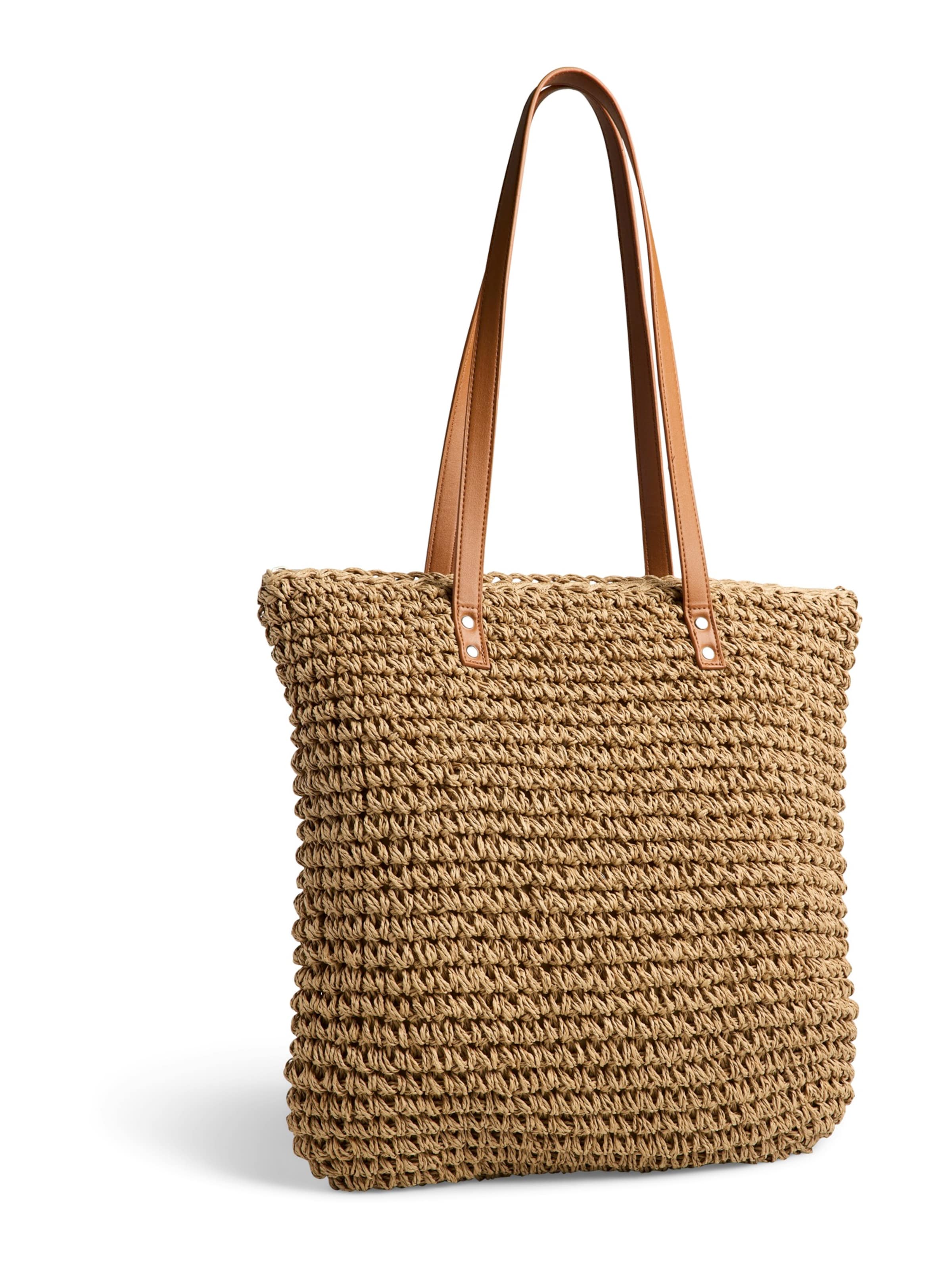 PIECES Shopper 'PCKIKI' in Beige: front