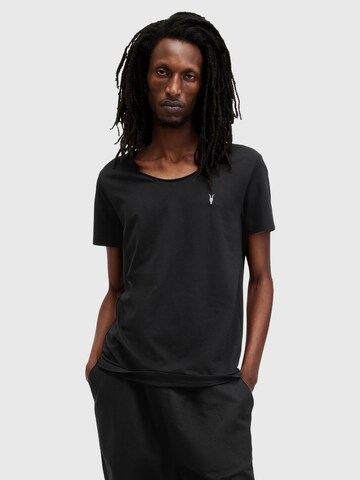 AllSaints - Camiseta 'FARIS' en negro: frente
