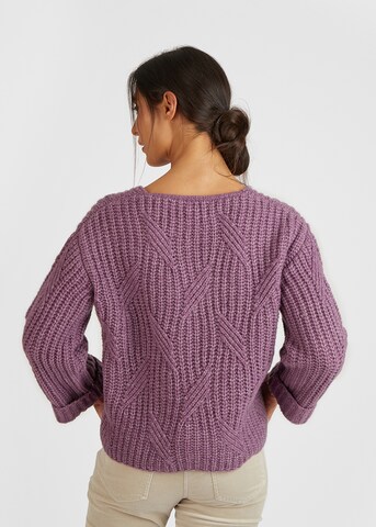 eve in paradise Sweater 'Brinja' in Purple