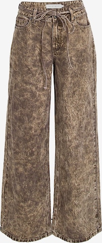 DESIRES Regular Farkut 'Jess' värissä ruskea: etupuoli