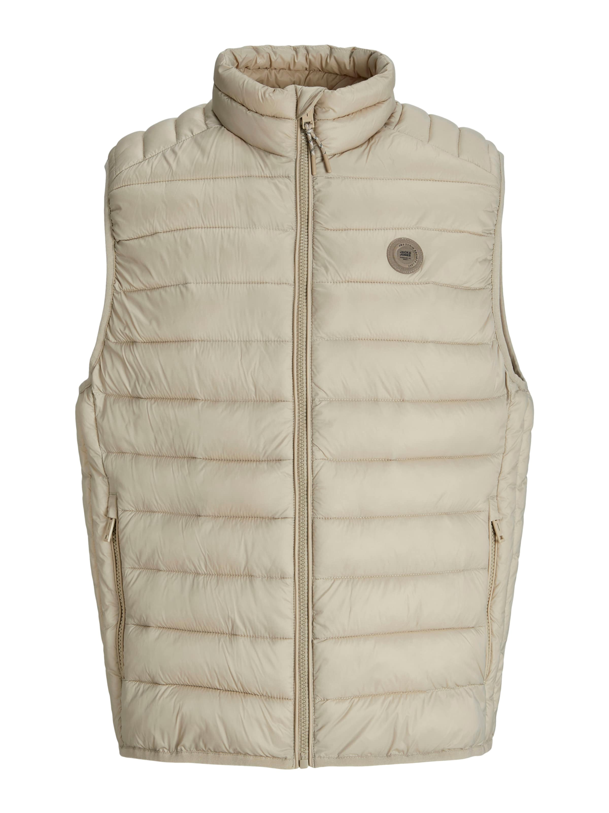 JACK & JONES Vest 'JJEBradley' in Beige: front