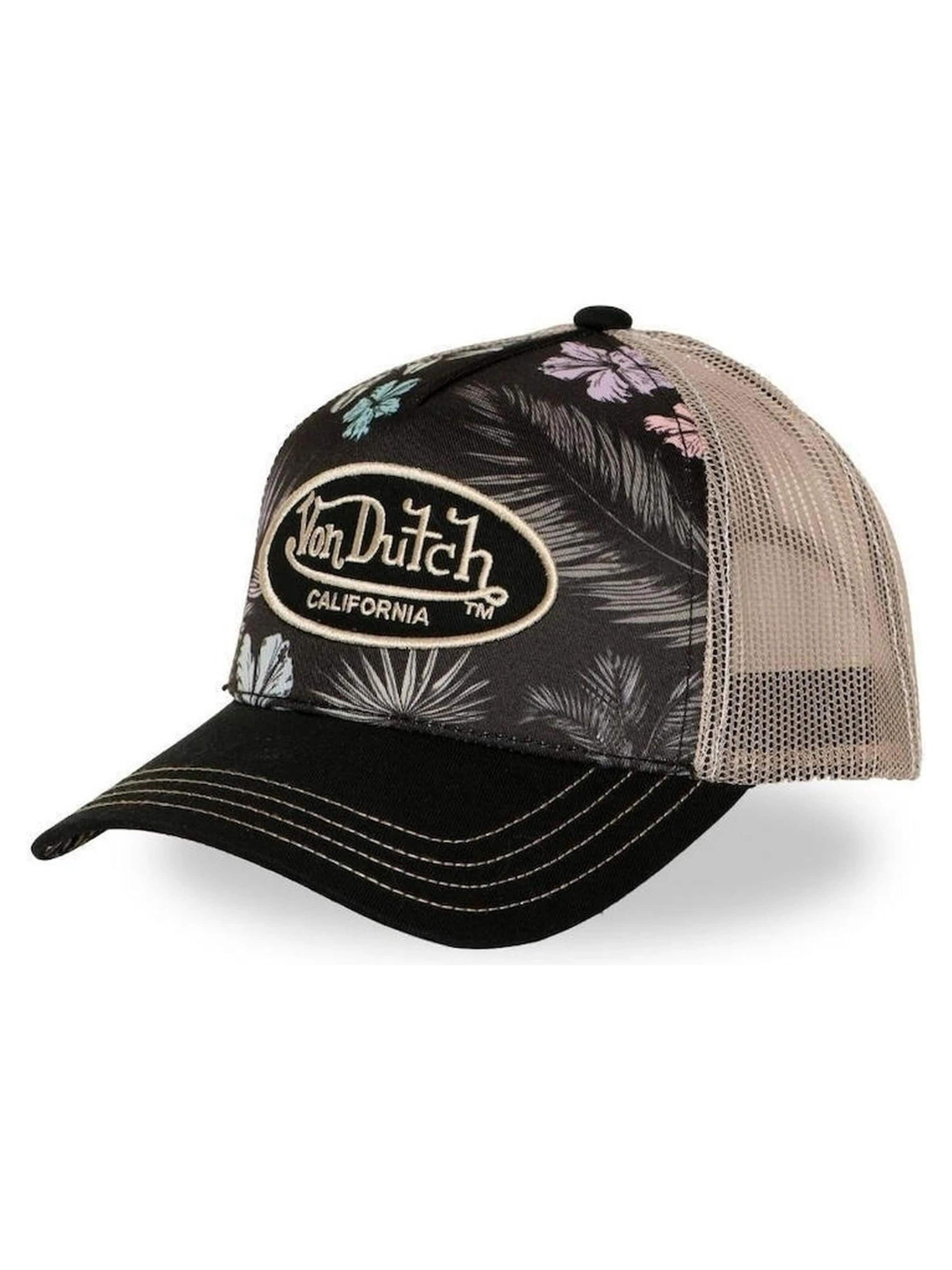 Von Dutch - Gorra 'Gorra von dutch negra flores subl 17 trucker cap 5' en negro