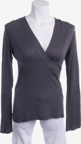 Velvet Shirt langarm S in Grau: predná strana