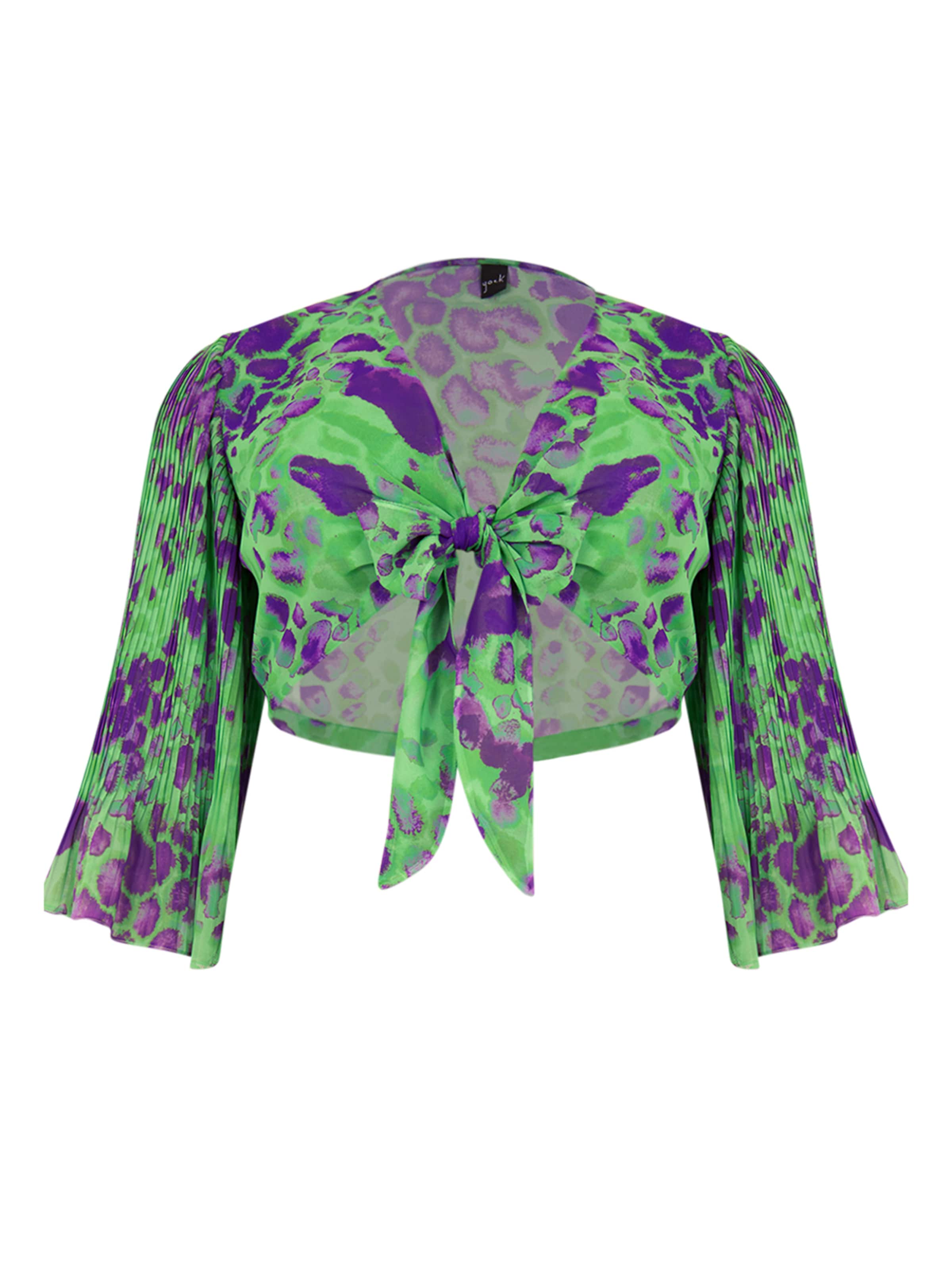 YOEK Bolero in Groen: voorkant