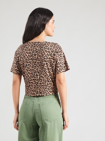 T-shirt 'Marcella' ABOUT YOU en marron