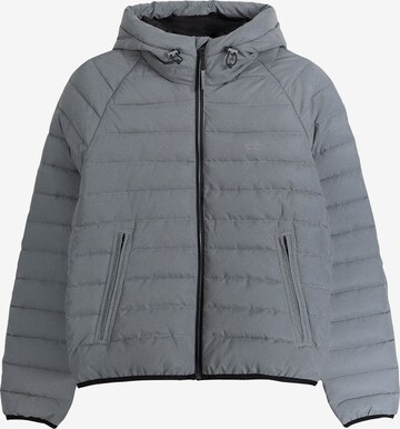 Bershka Between-Season Jacket in Grey: front