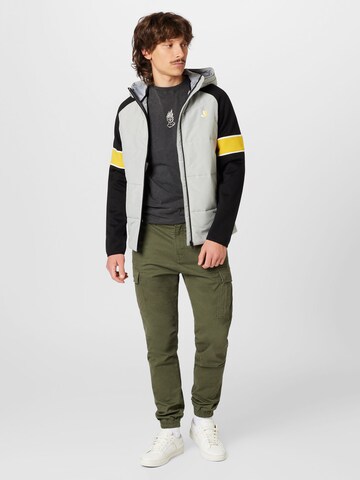 JACK & JONES Between-season jacket 'Logan' in Grey