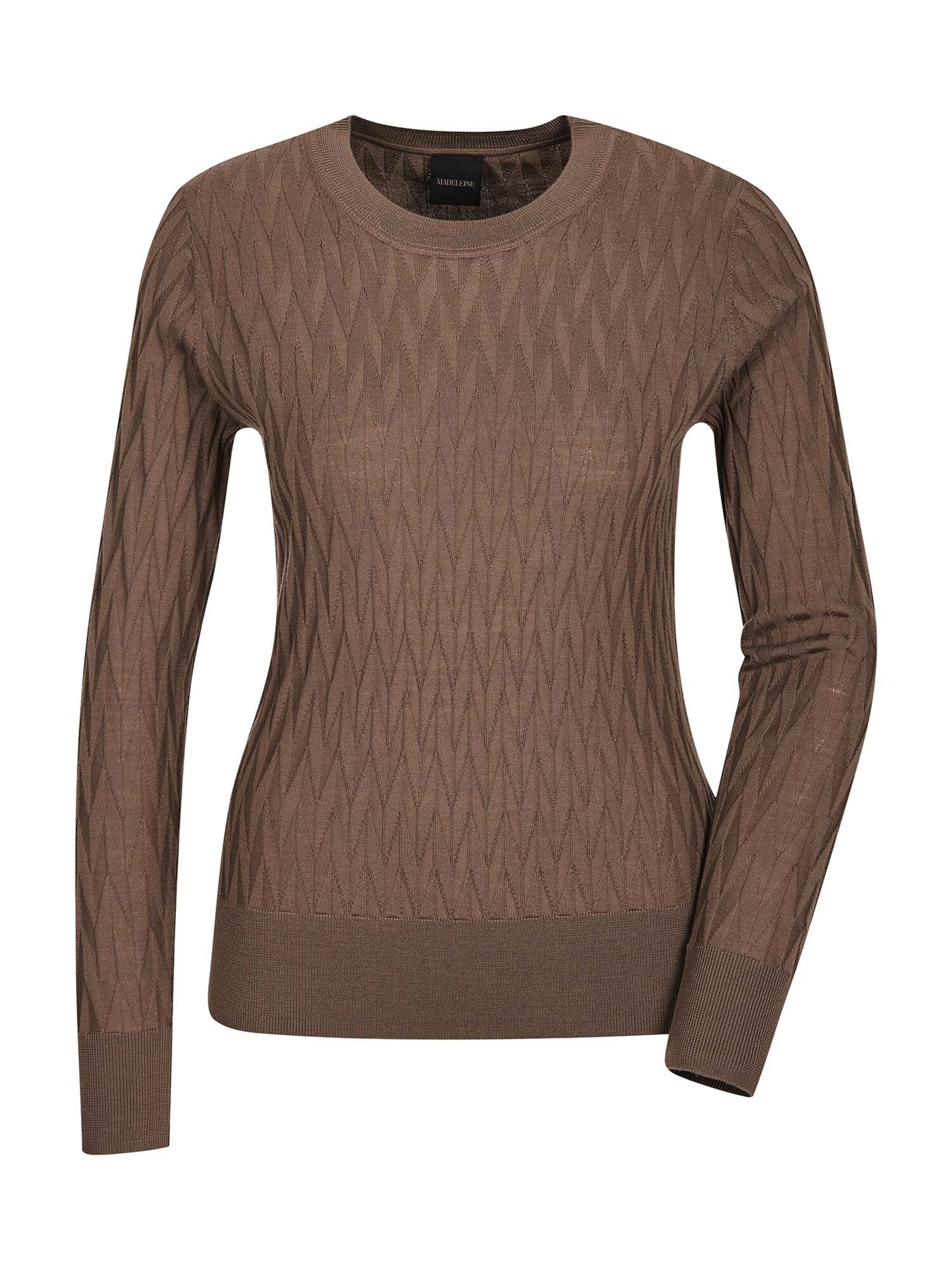 MADELEINE Trui in de kleur Bruin, Productweergave