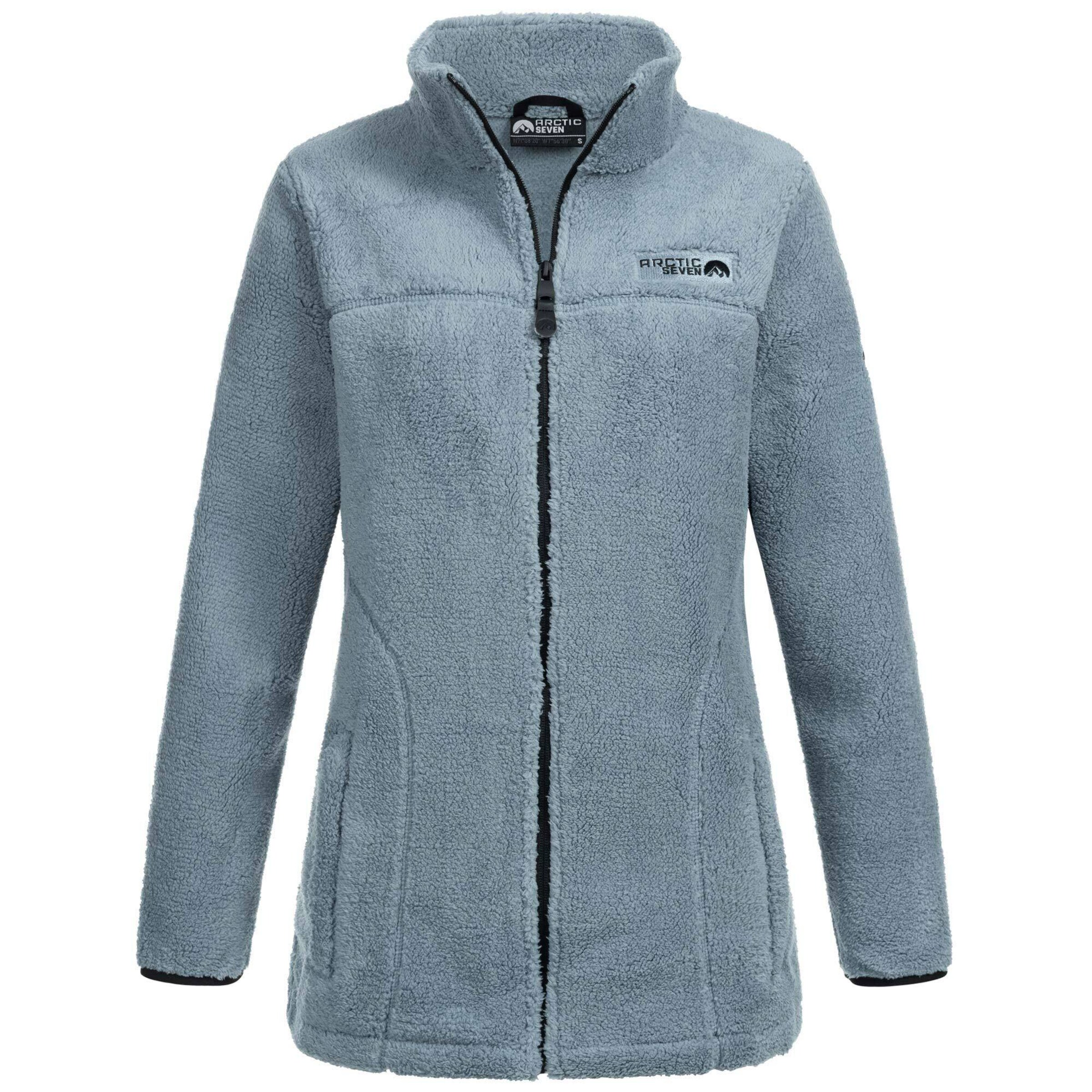 Arctic Seven Fleece Jacket 'AS416' in Blue: front