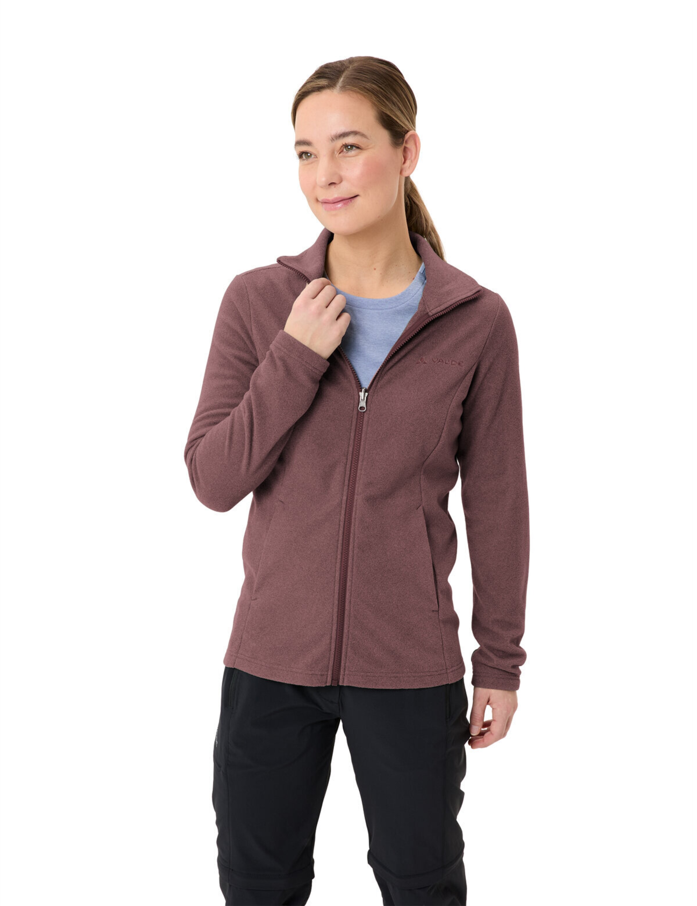 VAUDE Athletic fleece jacket in Red