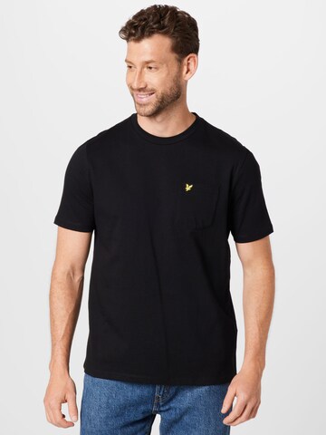 Lyle & Scott T-shirt i svart: framsida