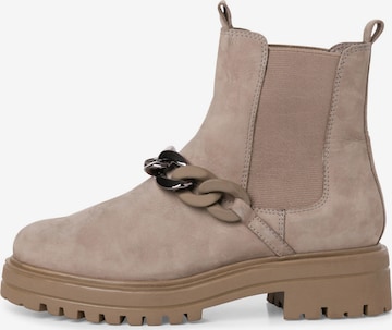 TAMARIS Chelsea boots in Beige