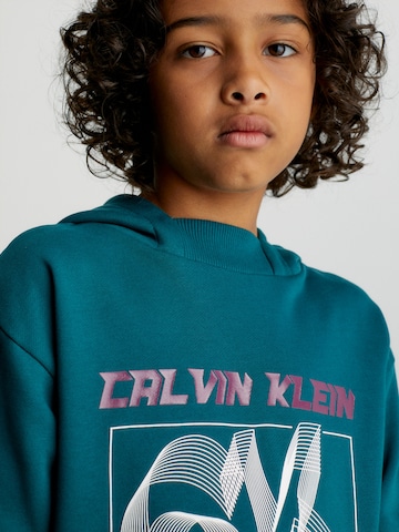Calvin Klein Jeans Mikina – modrá