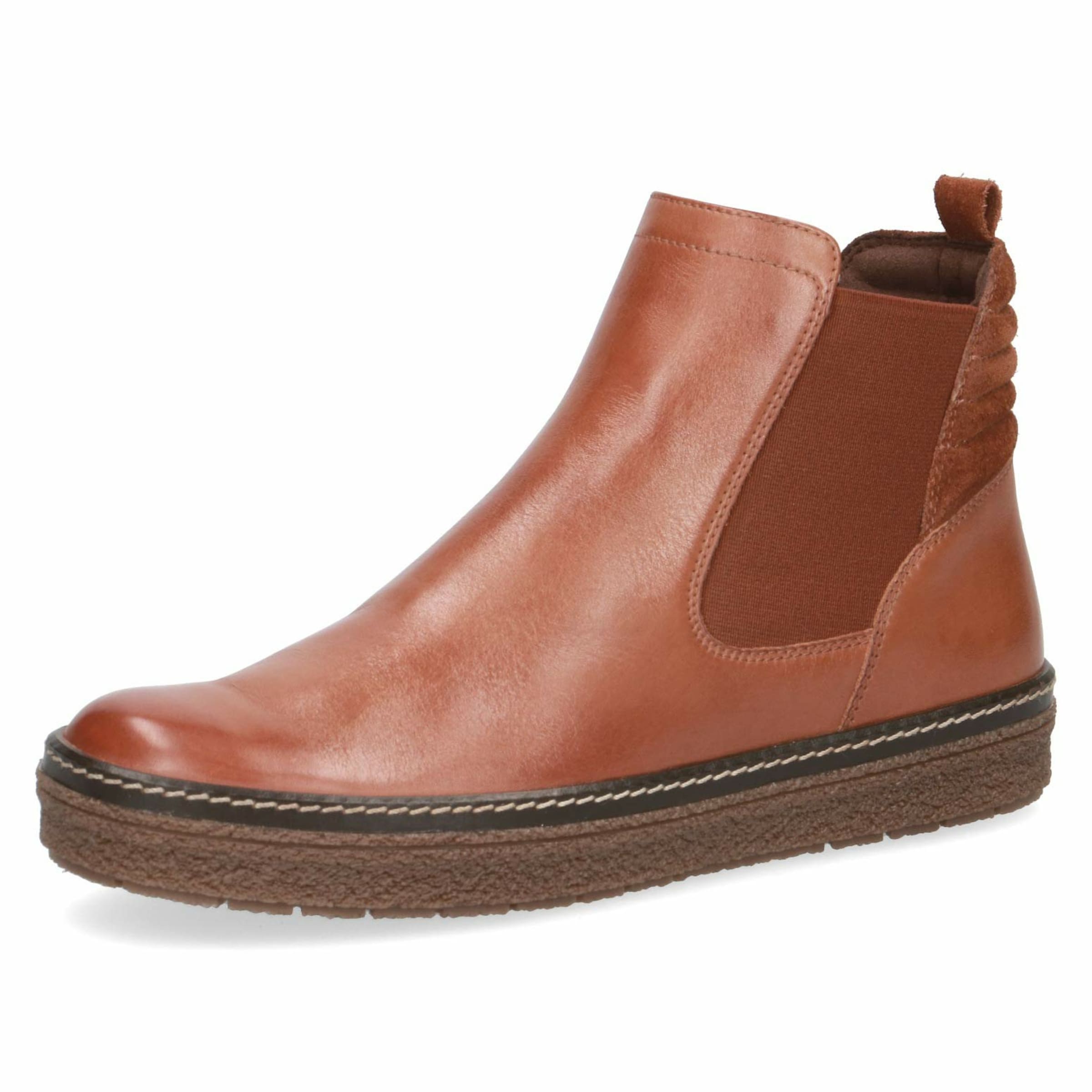 CAPRICE Chelsea boots in Bruin: voorkant