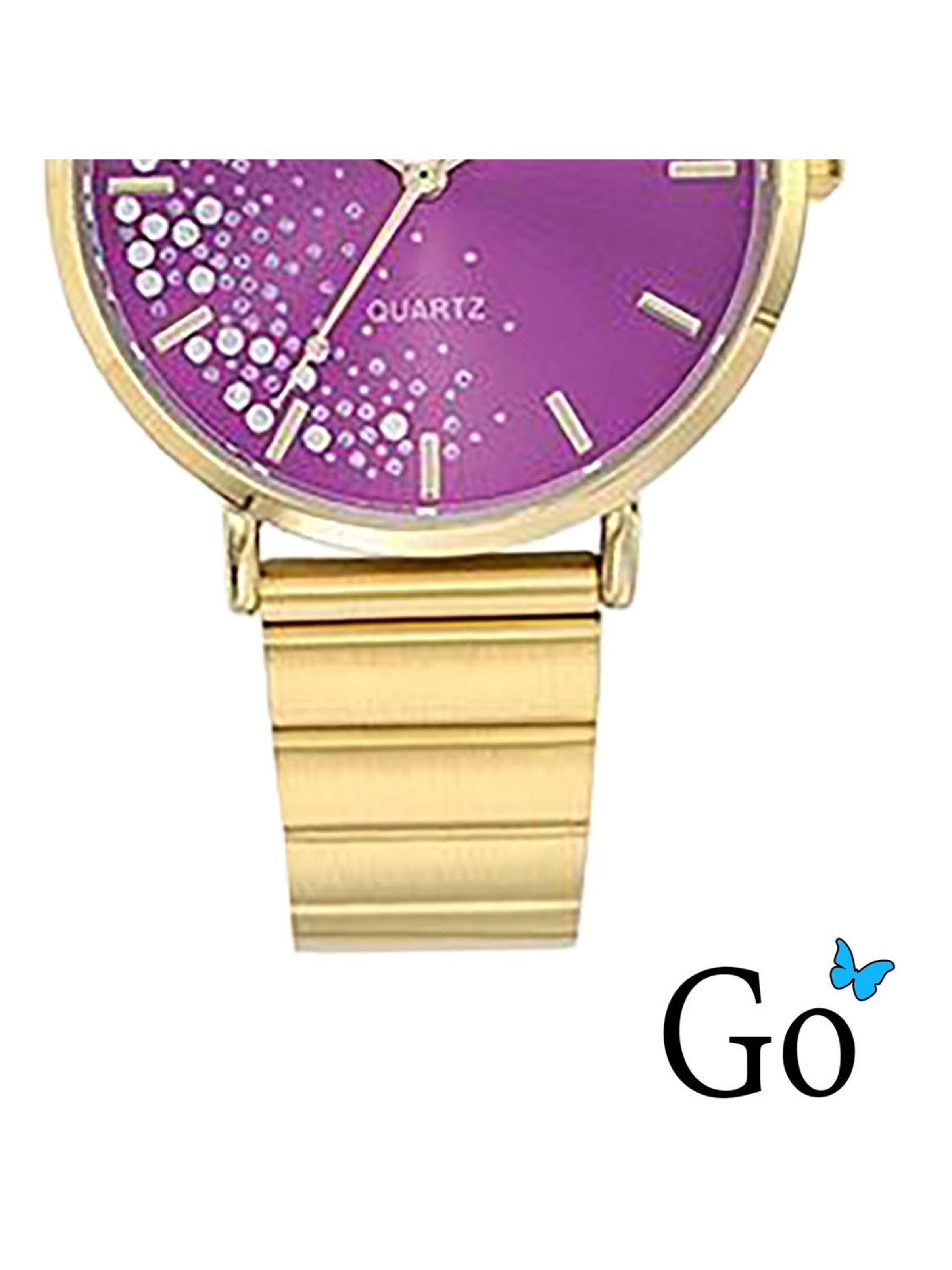 GO GirlOnly - Reloj analógico en oro
