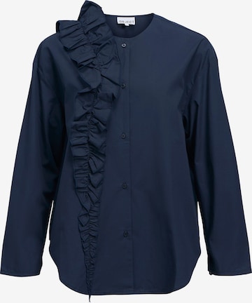 OBJECT Bluse 'OBJMUNI' i blå: forside
