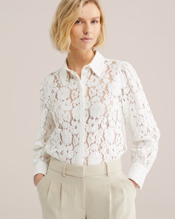 WE Fashion Bluza | bela barva: sprednja stran