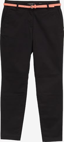 TOM TAILOR Панталон Chino в черно: отпред