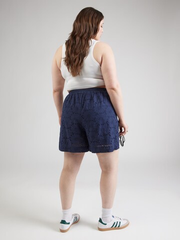 Vero Moda Curve Regular Pants 'VMCHAY' in Blue