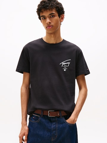 T-Shirt 'CITY' Tommy Jeans en noir : devant