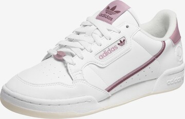 ADIDAS ORIGINALS Låg sneaker 'Continental 80' i vit: framsida