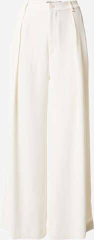 Lauren Ralph Lauren Zvonové kalhoty Kalhoty se sklady v pase 'KIRAHN' – béžová: přední strana