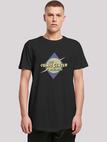 T-Shirt 'The Comic Center' F4NT4STIC en noir : devant