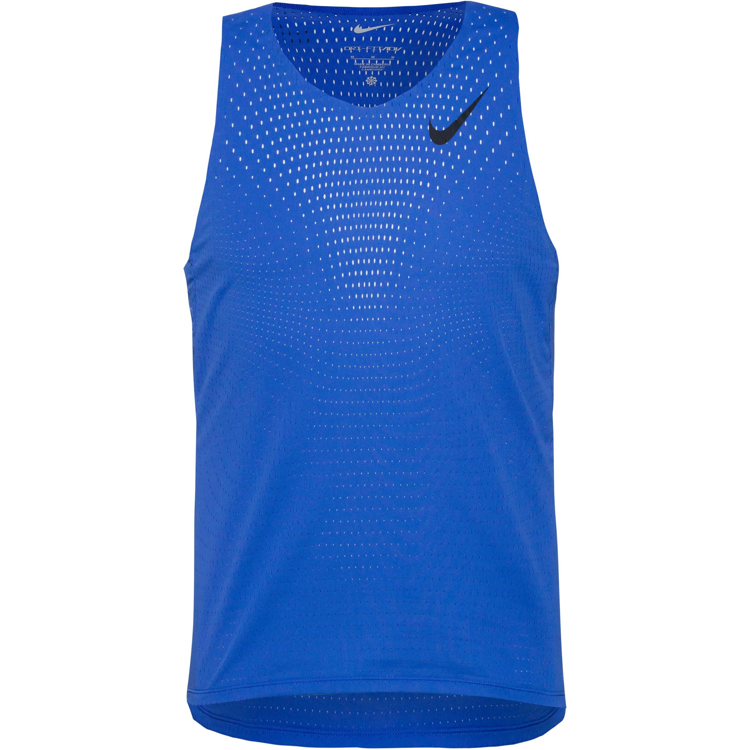 NIKE Performance Shirt 'Aeroswift' in Blue: front
