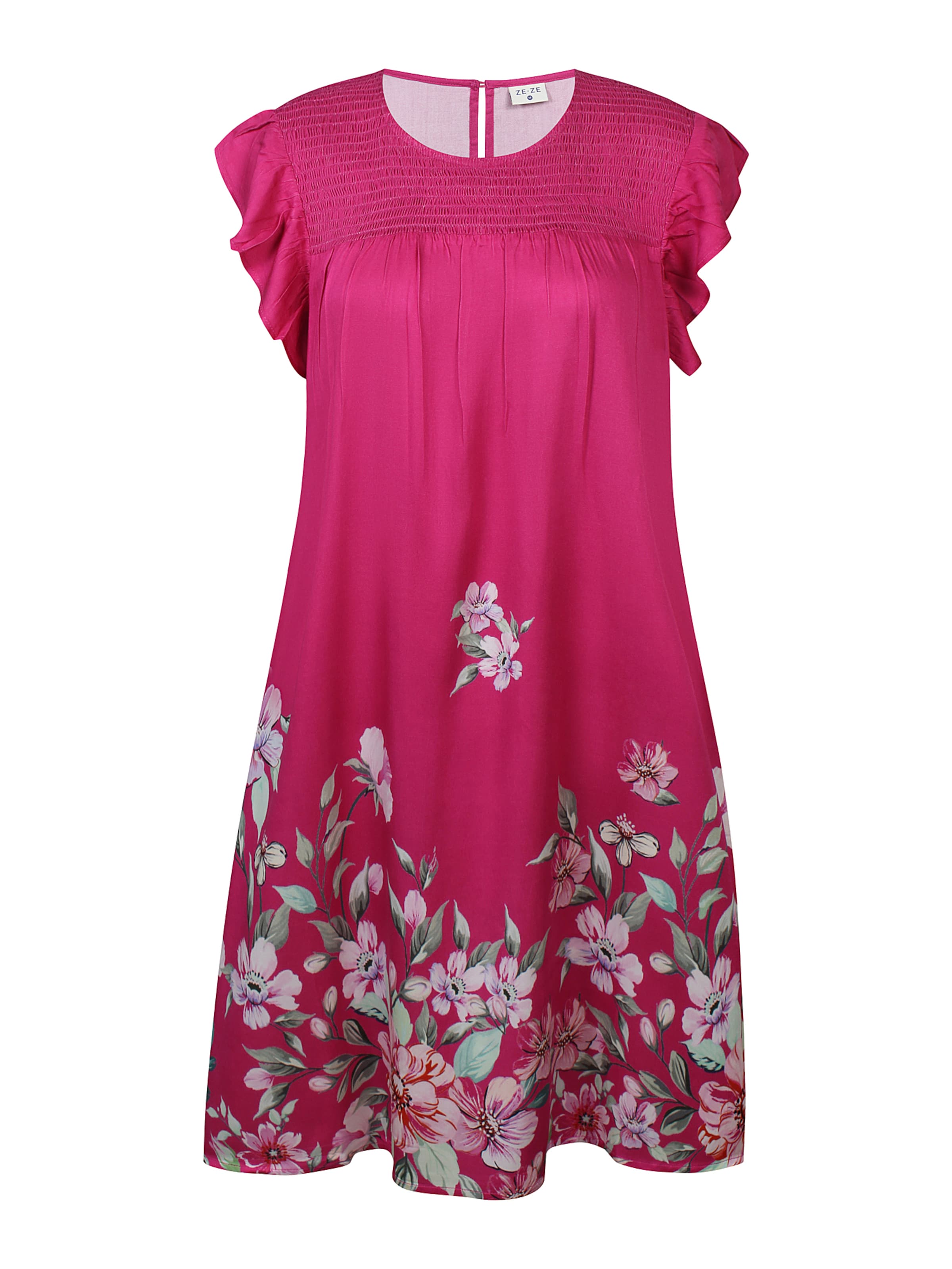 ze-ze Jurk 'Flo 162' in Roze