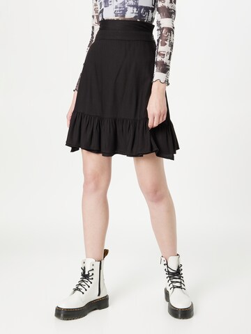 Line of Oslo Skirt in Black: front