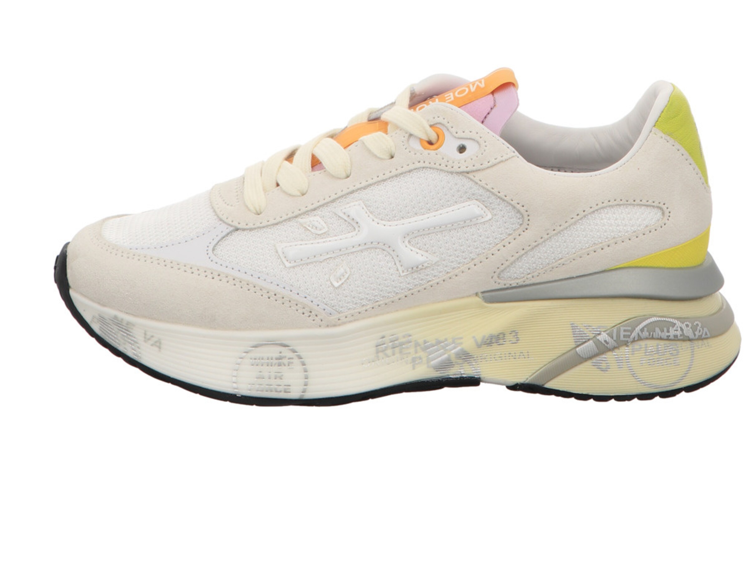 Premiata Schnürschuh in Weiß