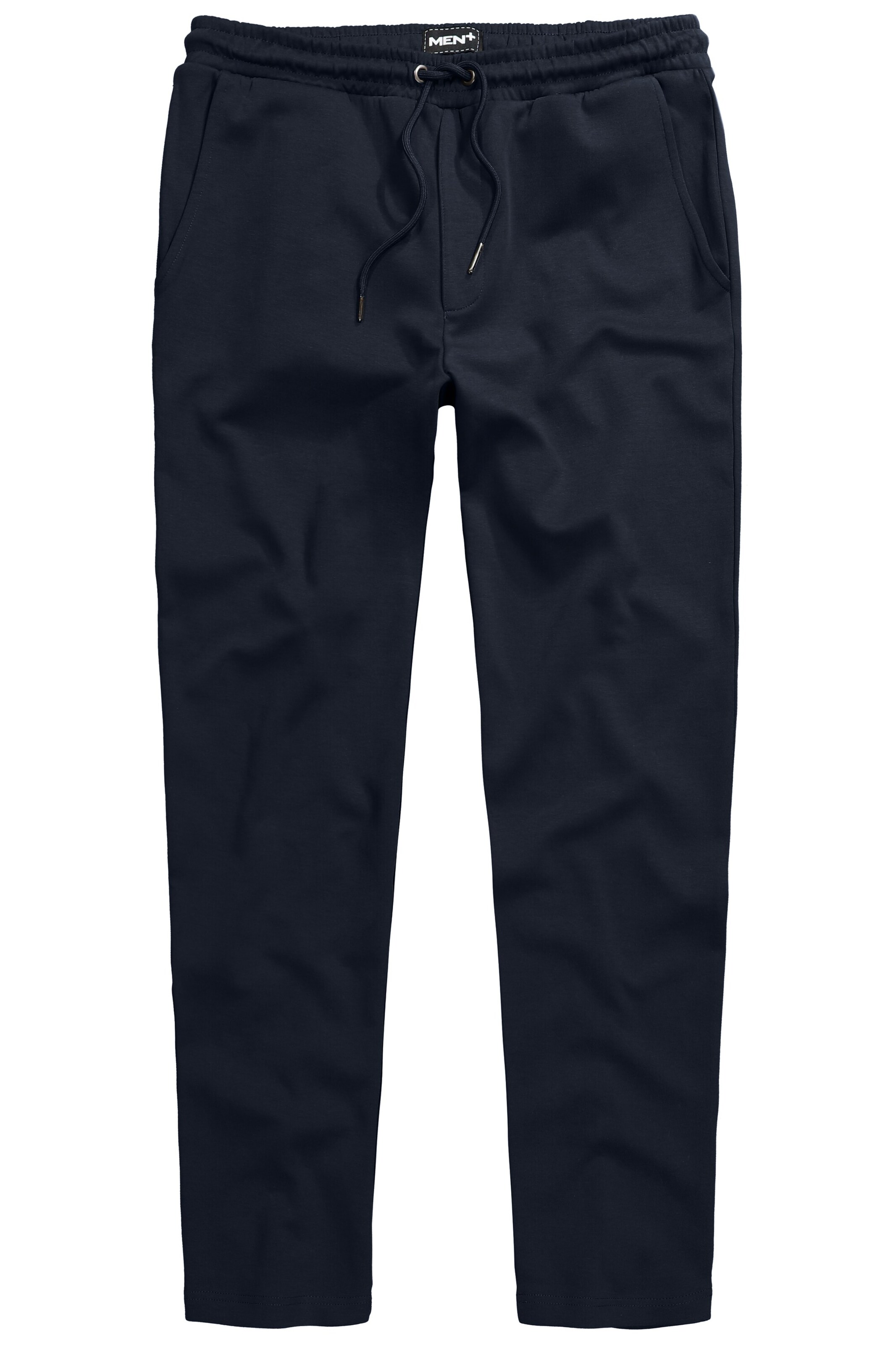 Men Plus Trousers in Blue: front