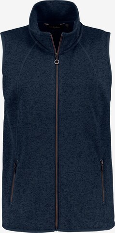 Ulla Popken Fleecjacke in Blau: predná strana