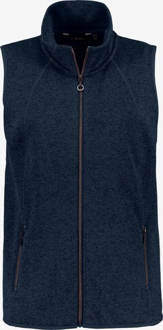 Ulla Popken Fleece Jacket in Blue: front