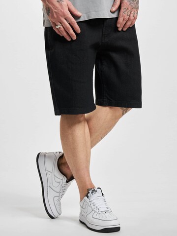 Denim Project Loosefit Jeans in Schwarz: Vorderseite