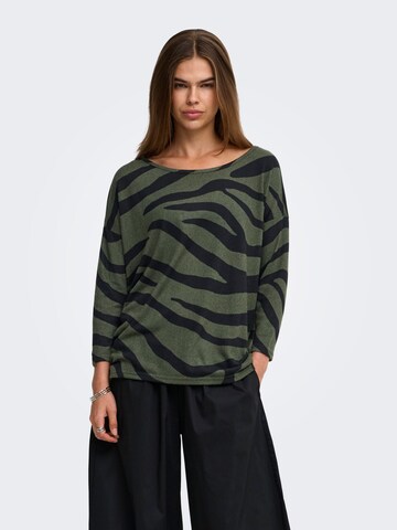 T-shirt 'ONLElcons' ONLY en vert : devant