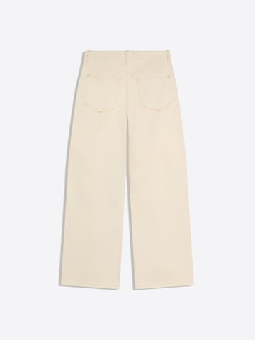 Bershka Wide Leg Farkut värissä beige